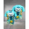 3D tisk Kreslený O-octonauts Dětské oblečení Pánské Venkovní oblečení pro děti Chlapec Dívka Dítě Tričko Horní košile