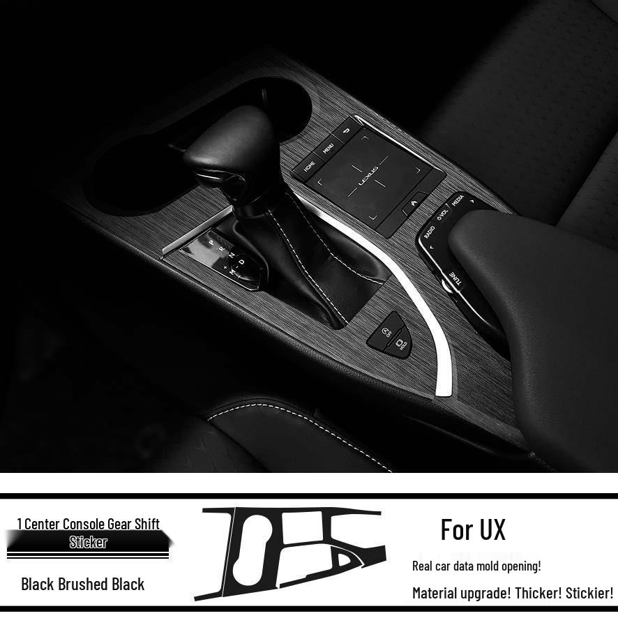 Sterrenhemel Koolstofvezel Console Sticker voor 19-20 Lexus UX Interieur Versnellingspook Modificatie