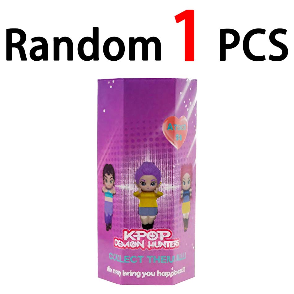 @@ Latest Adorable Demon Hunters Kpop Blind Box Mini Anime Character Decoration PVC Fabric Children's Birth Date Gifts Xmas Gifs