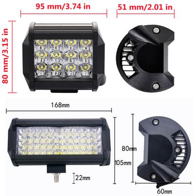 Phare de travail LED 12V 24V Spot Flood Combo Off road Barre lumineuse LED pour Camion Voiture 4x4 Bateau VTT Phares LED Feux de brouillard produits pour voiture
