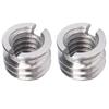 LS0011 2Pcs 1 4 In To 3 8 In Conversion Screw Iron Material for Tripod Ball Head Photographic Equipment