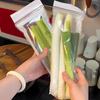 15/50Pcs Long Strip Reusable Food Sealing Bags Thickened Moisture-proof Food Storage Bag Long Strip Leakproof