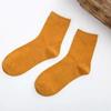 New Women's Bamboo Fiber Colorful Fashion Casual  Harajuku Solid Color Black White Cheap Socks  5 Pairs
