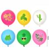 12 Stück 12 Zoll Hawaiianische Aloha Tropische Luau Latexballons für Sommer Strand Geburtstag Bar Party Hochzeit Zubehör