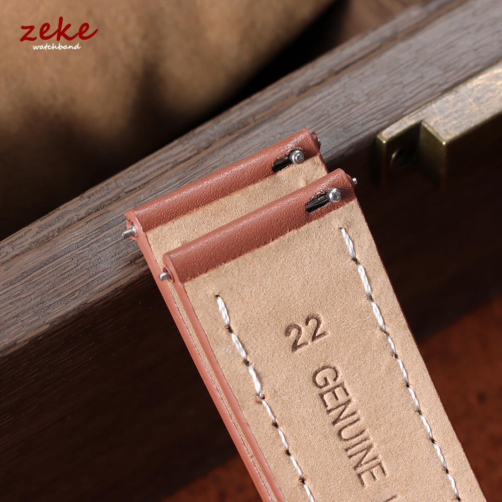 Premium Brown Cowhide Watchand Quick Release 18mm 20mm 22mm 24mm Watch Straps Top Grain Genuine Leather Watch Band for Men Women