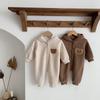 Fleece Romper met Beer voor Kinderen - Verdikte Herfst/Winter Newborn Jumpsuit voor Jongens en Meisjes