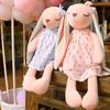 Beautiful Cartoon Rabbit Plush Toy Creative Cute Long-Eared Bunny Doll