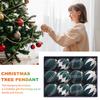 12 bolas navideñas de plástico irrompibles para colgar en el árbol de Navidad, para decoración de fiestas navideñas y bodas