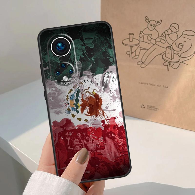 Mexico Mexican Flag Case For Honor Magic 8 5 6 7 Pro Cover For Honor 400 200 Lite 50 70 90 X8a X8b X9a X9b X9c