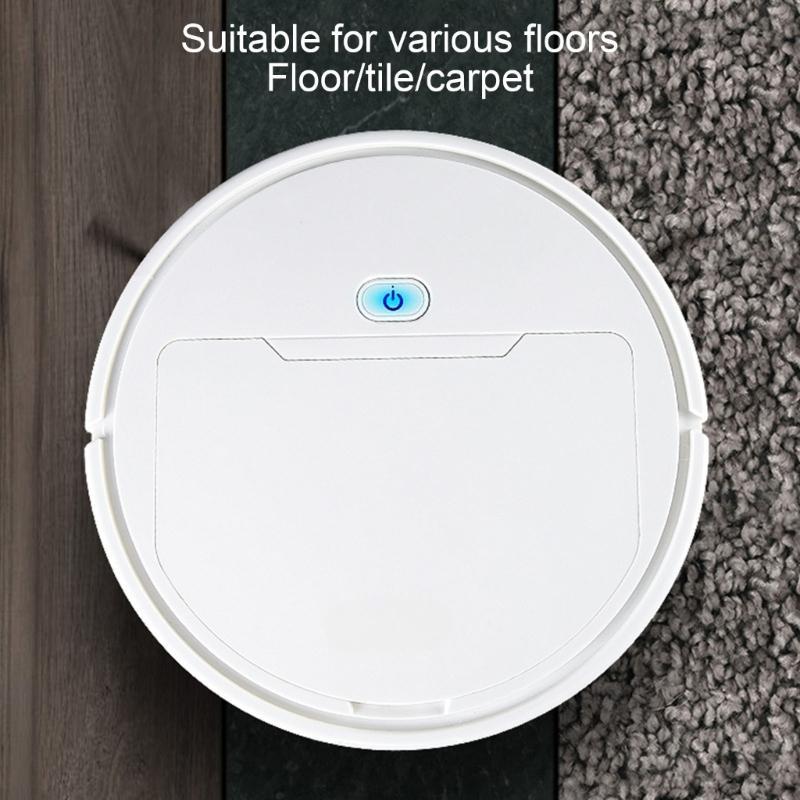 Robotic Vacuum Cleaner Automatic Sweeping Robot Mopping Machine For Pet Hair, Carpets, Hard Floors Powerful Suction KTY