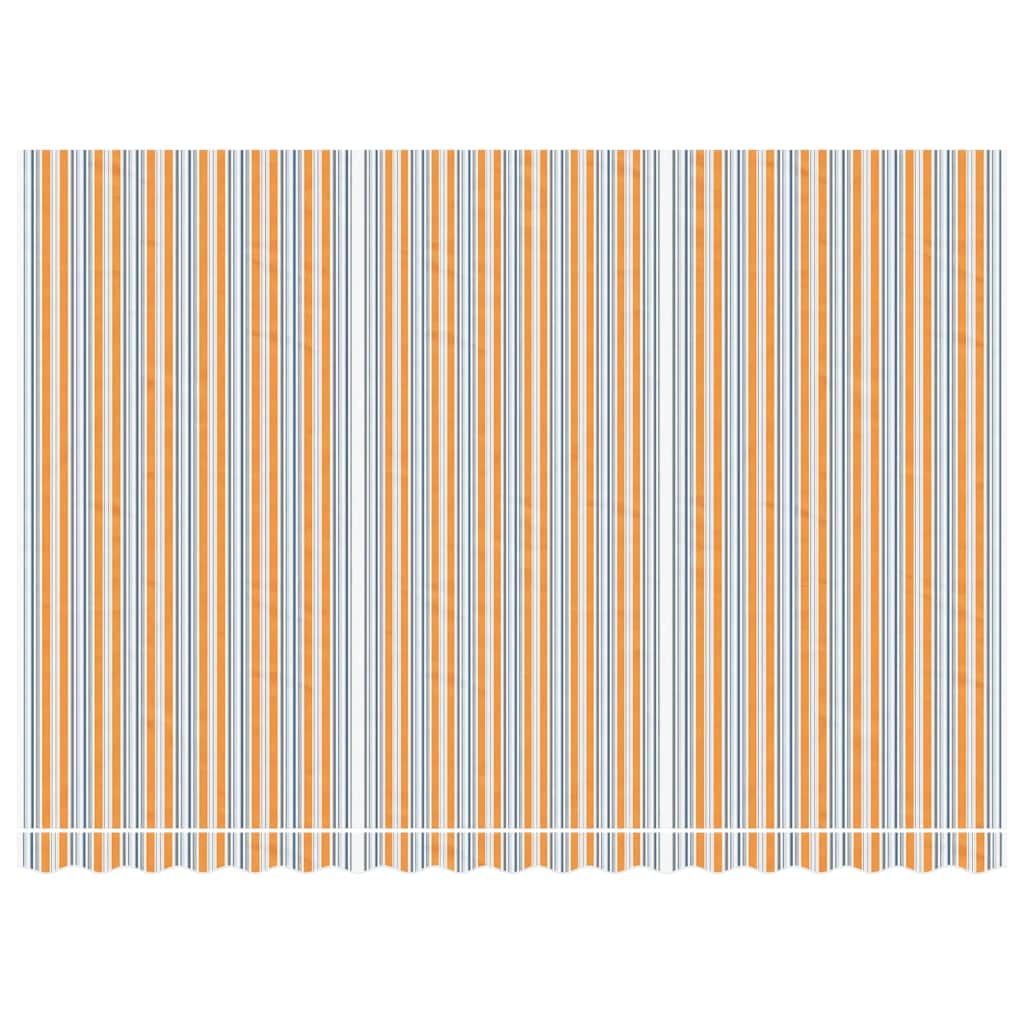 Vidaxl Replacement Awning Fabric, Multicolored Stripes, 4.5X3 M