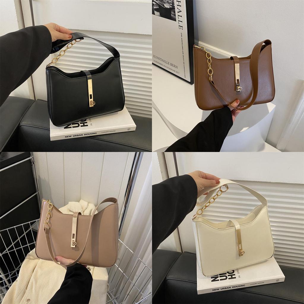 Geantă Mică de Mână din Piele PU Stil Coreean cu Lanț pentru Utilizare Zilnică