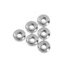 100pcs/set Round Stainless Steel Silver DIY Tool Bracelet Components Spacer Beads Jewelry Making