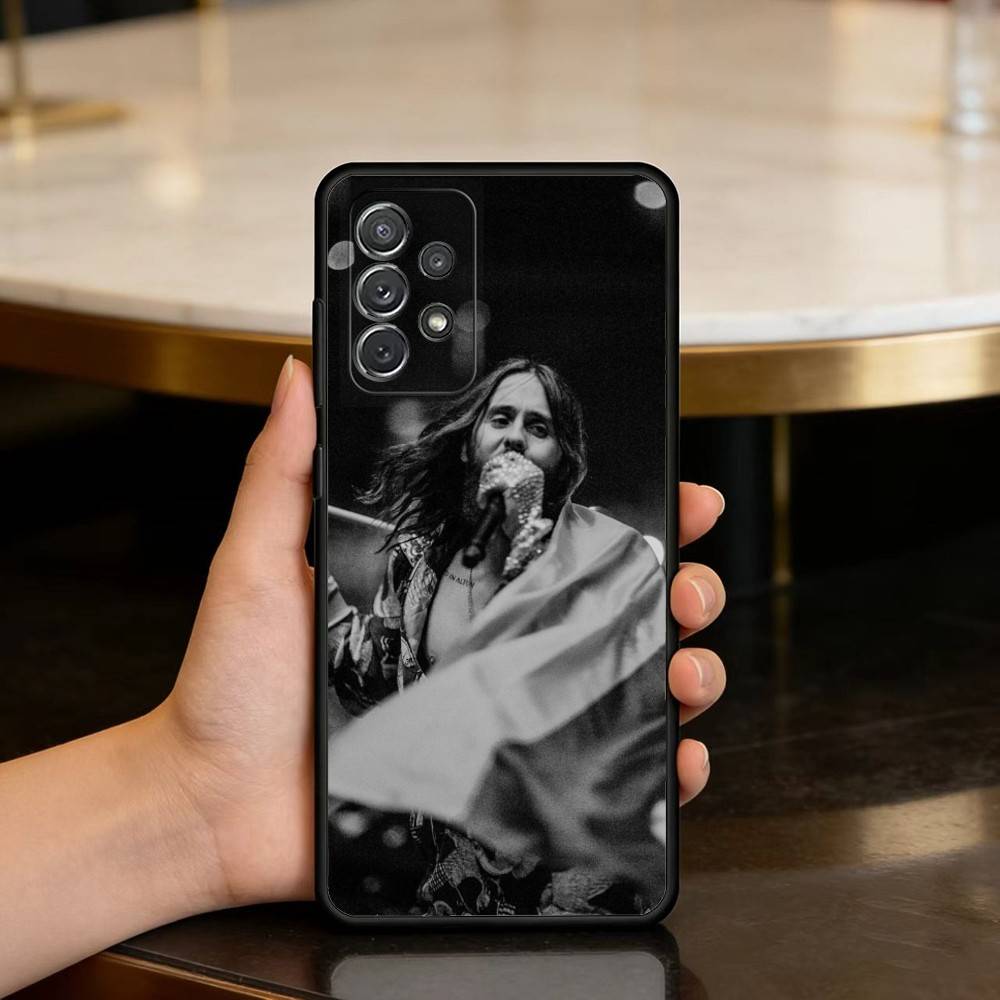 30 S-Seconds T-To M-Mars Phone Case For Samsung Galaxy A73,A72,A71,A70,A53,A52,A51,Soft Silicone Black Cover