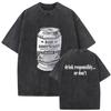 Vintage Lavato MGK Machine Gun Kelly Album 2026 Nuove Magliette Uomo Gotica Hip Hop Maglietta Oversize Puro Cotone Tee Streetwear