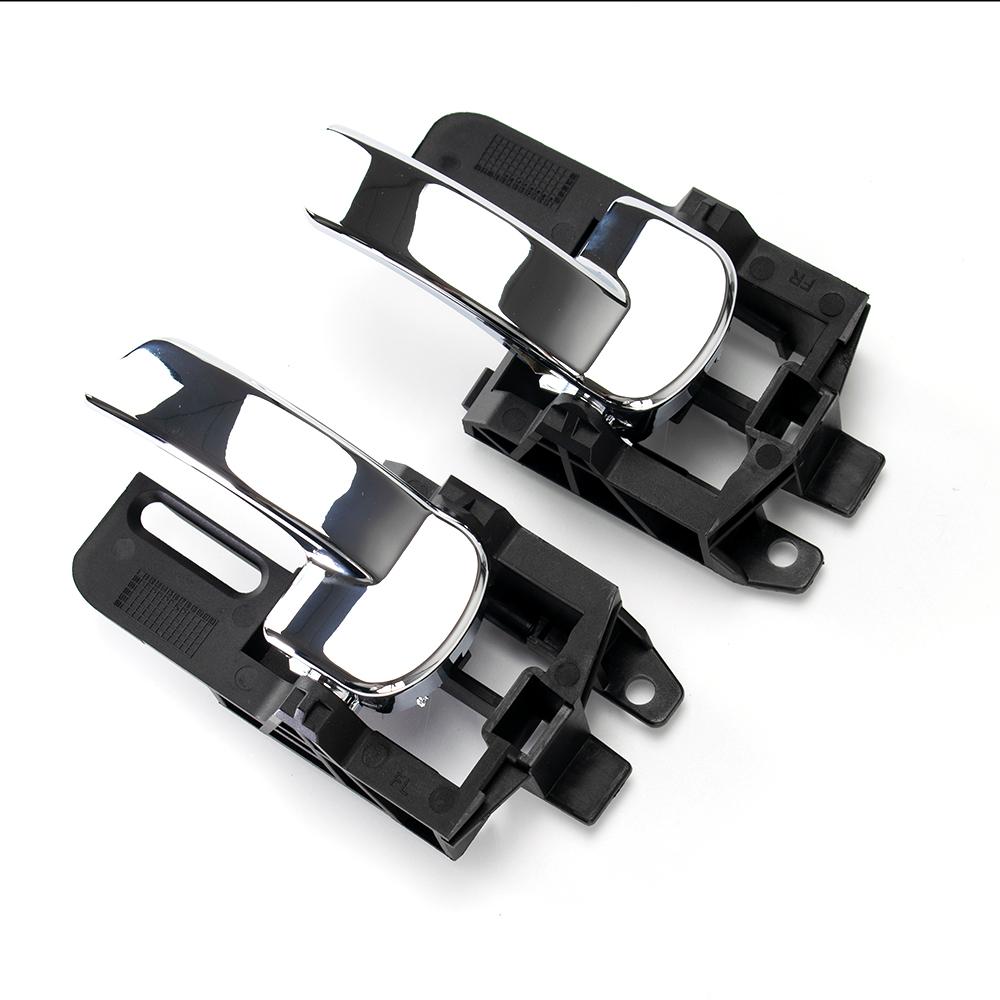 2Pcs Left Right Front Rear Car Interior Door Handle For Nissan Qashqai J10 Dualis 80671-JD00E 80670-JD00E 80670JD00E