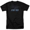 STAR TREK Unisex Adult Enterprise Outline T-Shirt