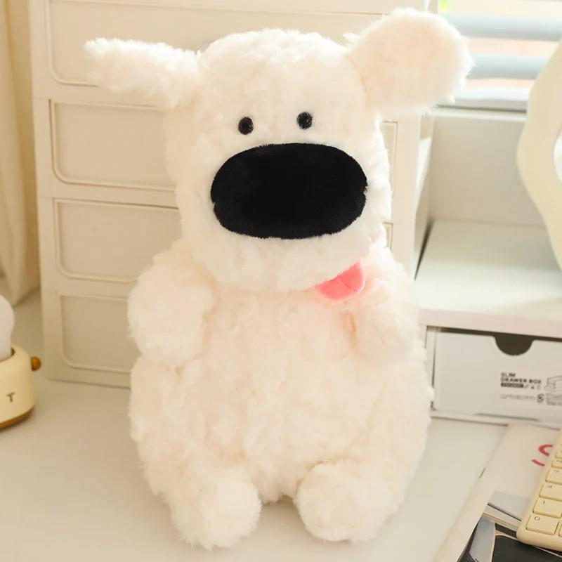 Big Nose Dog Plush Pendant Stuffed Animal Toy with Tongue Perfect for Kids Birthday Gifts Multiple Colors To Choose From