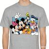 Bestselling Fashionable and Cool Mickey Mouse Story Pattern Tshirt Clothing Loose Adult and Childrens Tshirt with Oneck