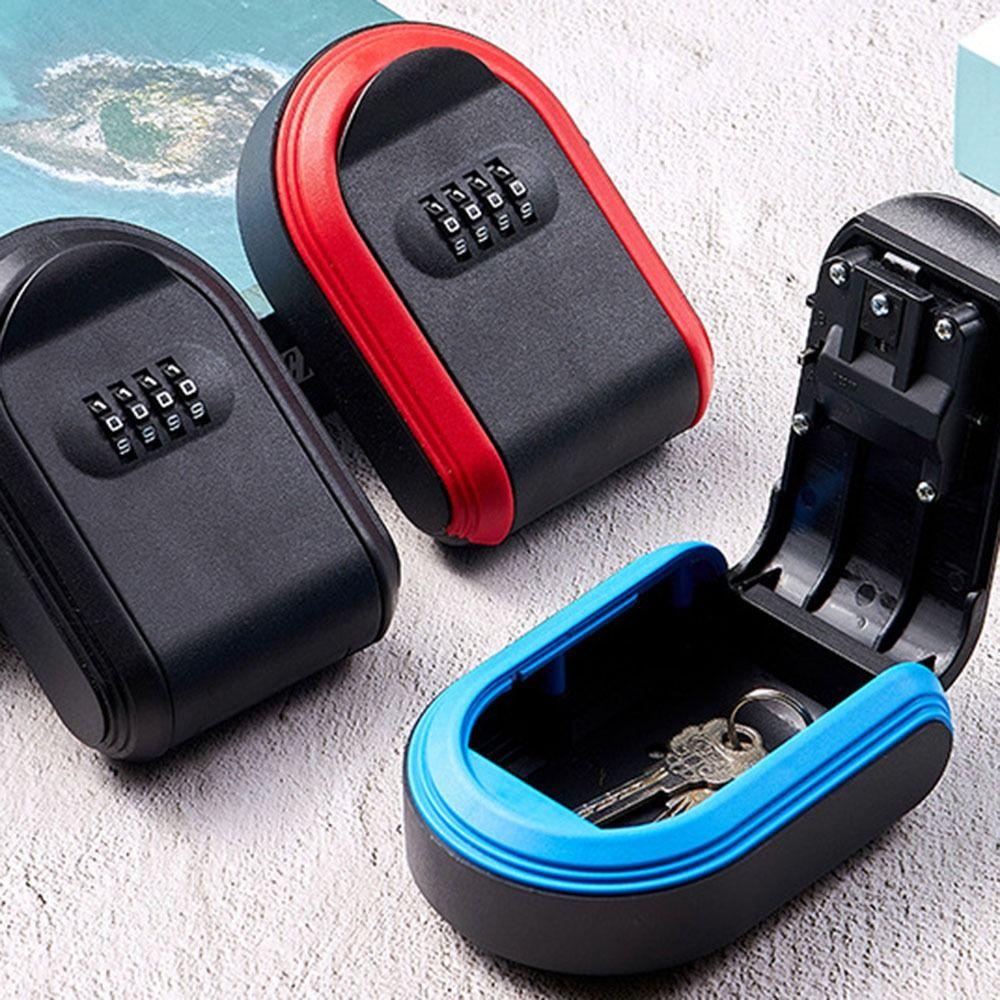 Full Plastic Key Lock Box Mechanical Combination Lock Key Organizer Password Key Box Office