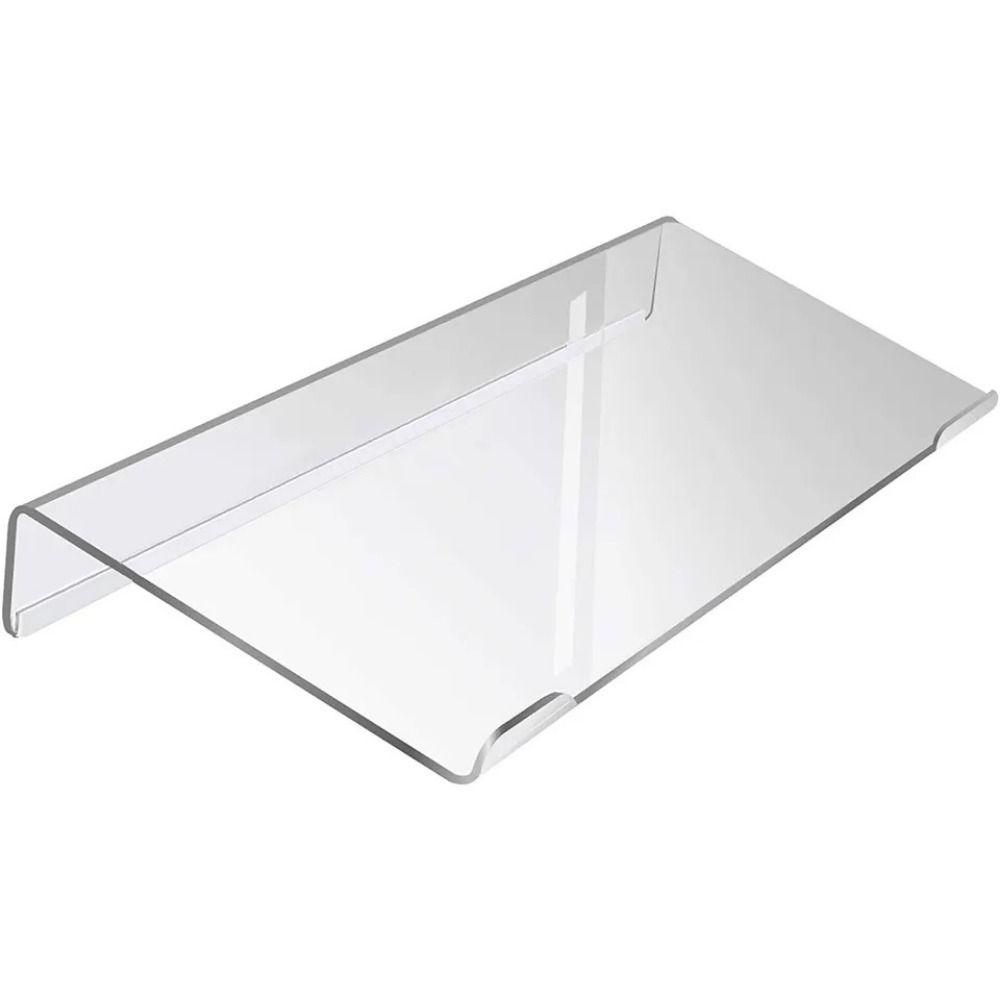 Clear Acrylic Keyboard Stand Tilted Mutli-Purpose Computer Keyboard Holder Silicone Anti-Slip Case Durable Keyboard Tray School