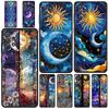 Beautiful Sun Moon Glass Phone Case for Samsung Galaxy A55 A35 A15 A14 A13 A25 A54 A51 A71 A72 A73 A32 A52 A41 5G Soft TPU Shell
