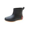 Rain shoes women's fashion outer wear overshoes waterproof rubber shoes work non-slip adult short rain boots