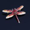 Mode Libel Kristal Broche Vrouwen Shirt Pak Strass Insect Dier Spelden Broches Feest Cadeau