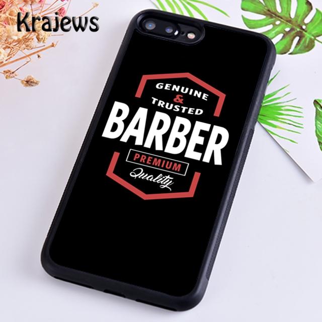 Krajews Love Barber Life Soft Phone Case Cover For iPhone 14 5 SE 6s 7 8 Plus 11 12 13 Pro X XR XS Max Samsung S21 S22ultra Plus