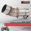 Mid-Pipe for Z650, ER6N, Ninja 650, & ER6F - No-Damage Installation
