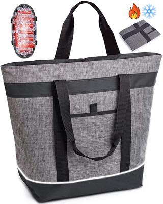 Kalt für einen langen Kalten Kühler große kostenlose Einkaufstasche kann als Handtasche oder Schulter kalte thermische Picknick [Hält Zeit] Tasche, Tasche, Fassungsvermögen, 30L,