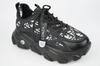 Tênis plataforma Lonza 990812 36 couro preto