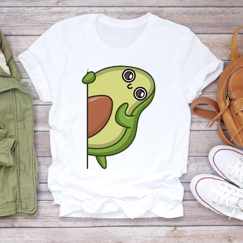(European Size) 90s Tee Top Fashion T-shirt Clothing Casual Watercolor Love  Trend Short Sleeve Women Print Summer Lady Female Graphic T-shirt