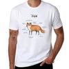 Anatomy Of A Fox Tshirt Cotton T Shirt Pack Unisex T Shirt Graphic Tshirt