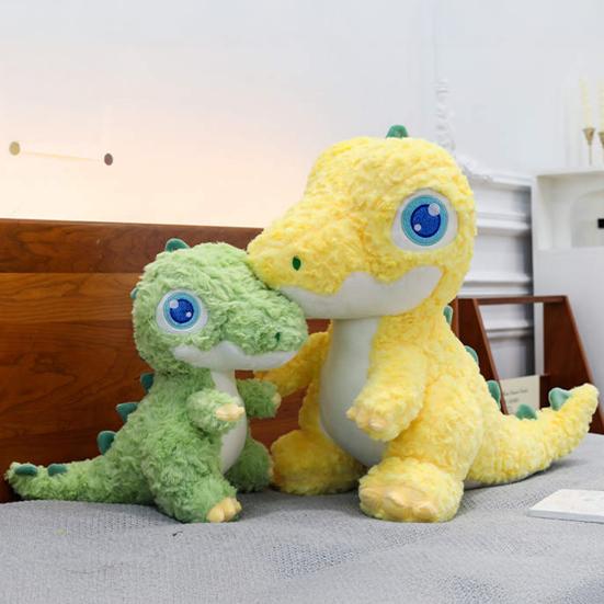 Niedliche Dinosaurier Plüschpuppe Weiches Stofftier Kissen für Jungen Kinder Umarmbares Dino Spielzeug für Schlafzimmerdeko Und Geburtstagsgeschenk