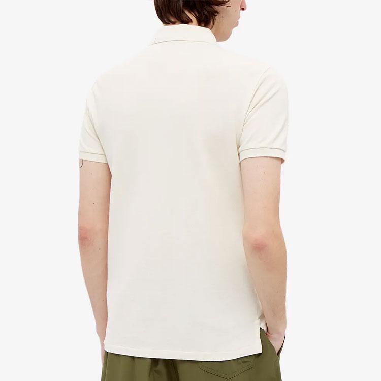 Polo Ralph Lauren Logo Embroidered Short Sleeve Polo Shirt Men tops Beige 710536856-275