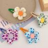 Women's Flower Pattern Snap Hairpin Hairpin