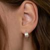 Bold Line Hoop Earrings EC3254