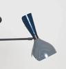 Italienischer 3-Arm Sputnik-Kronleuchter aus Rohmessing – Deckenpendelleuchte im Mid-Century Modern Stil