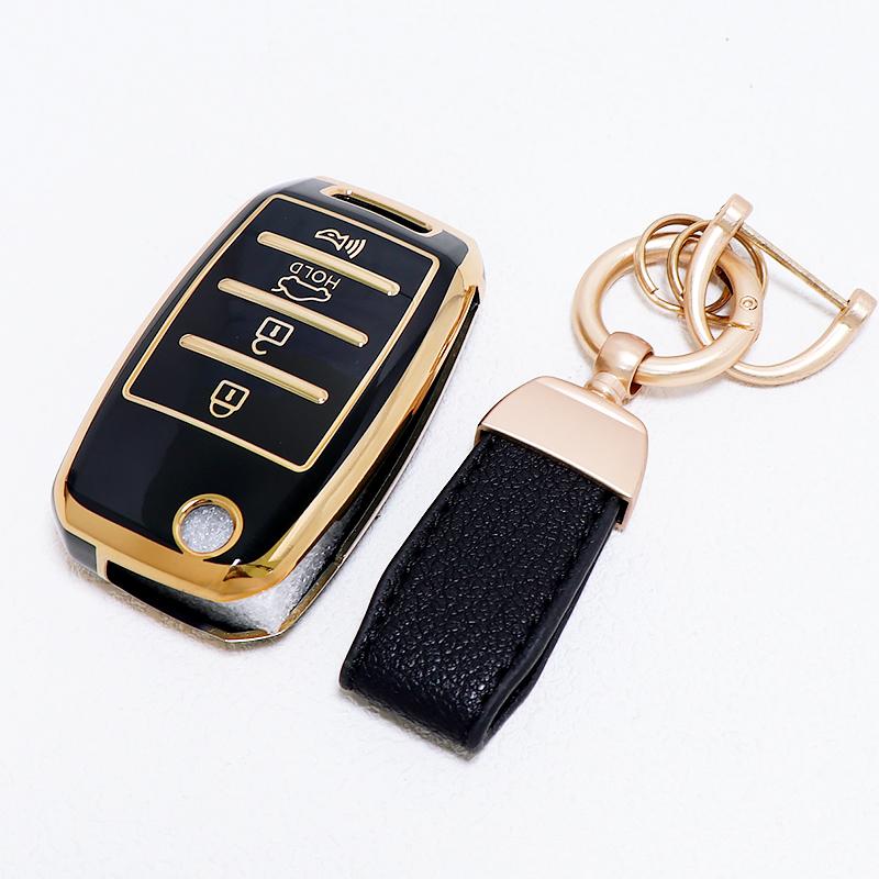 4 Buttons Tpu Car Key Case Cover For Kia Sorento Forte Stinger Sportage 4 Picanto K5 Optima Rio 3 K2 Ceed Cerato K3