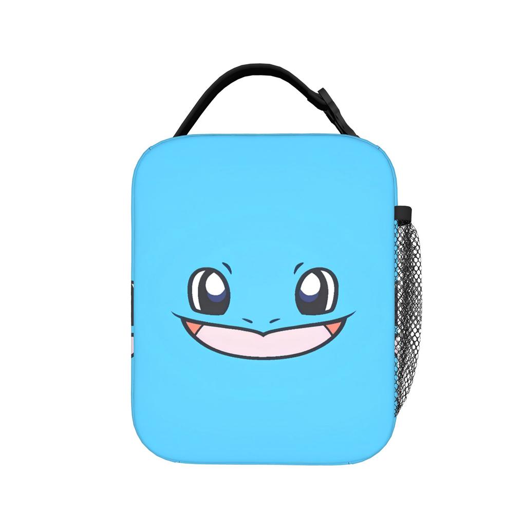 Squirtle Dot Anime Lunch Bag For Child Designer Office Lunch Box Casual Portable Insulated Oxford Cooler Bag
