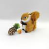 1Pc Mini Weihnachten Tisch Dekorationen Künstliche Eichhörnchen Figuren Miniaturen Plüsch