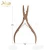 Hair Extension Pliers Stainless Steel Micro Beads Link Closer Microlinks Pliers for Hair Tinsel Feathers Extensions