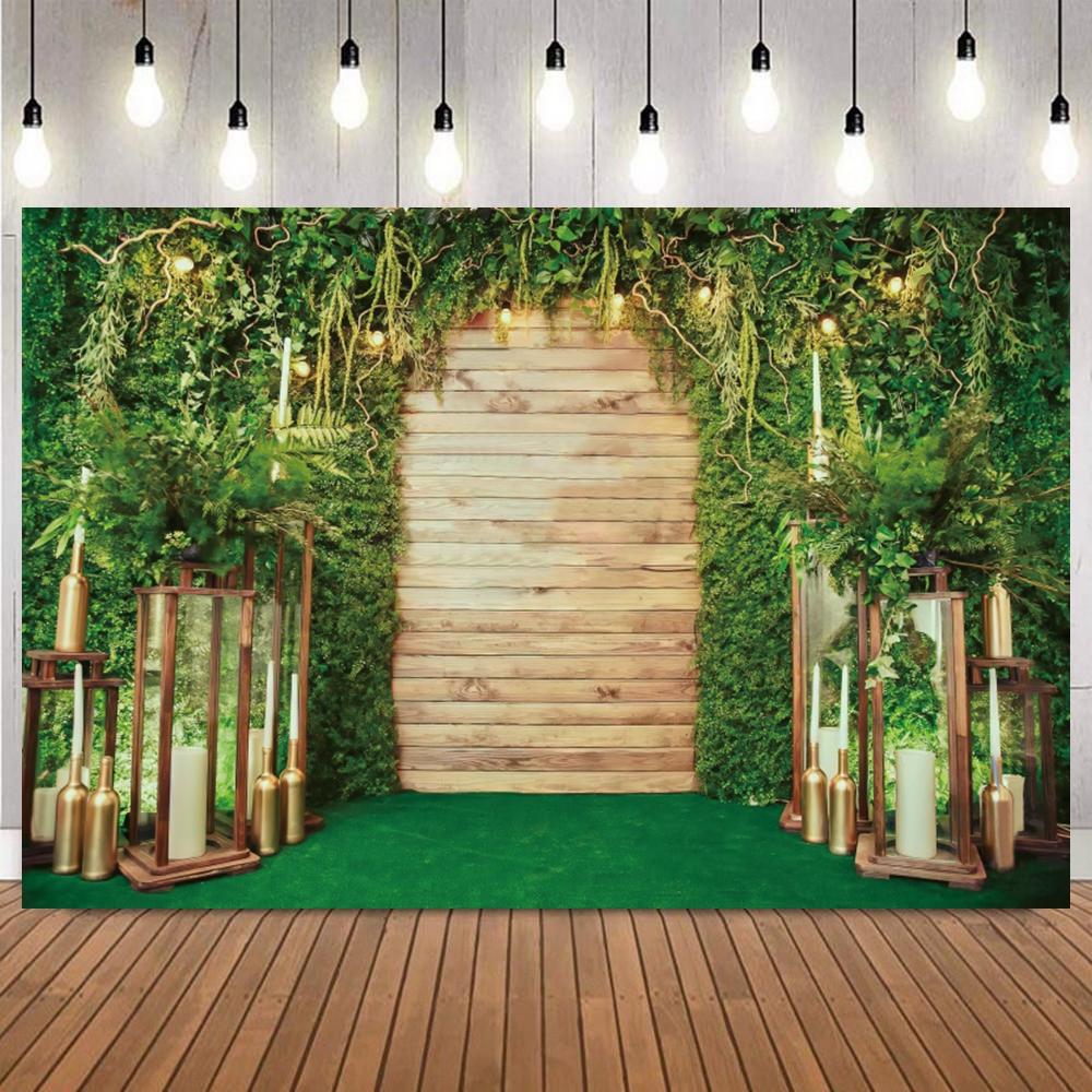 Wedding Party Photography Backdrop Flower Scenes Floral Bridal Shower Engaged Ceremony Party Decor Banner Photo Background Props18