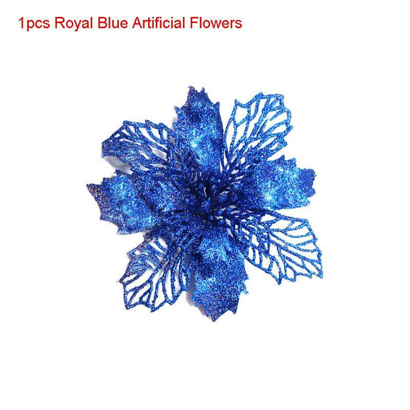 Luxurious Glitter Artificial Flowers Perfect For Christmas And New Year Parties