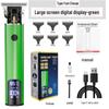 Rechargeable Electric Men's Hair Clipper: Waterproof, Special Carving Design