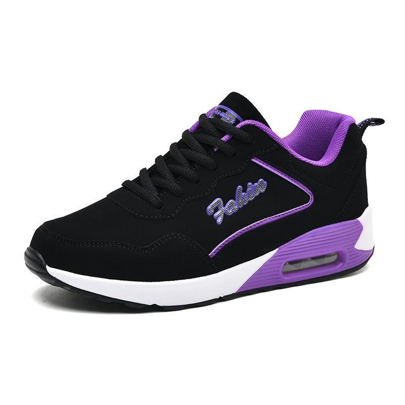 Lente leder grote maat luchtkussen sportschoenen casual schoenen student hardloopschoenen reisschoenen
