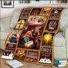 Virgin Mary and Jesus Blanket Office Home Hiking Picnic Thick Quilt Fashionable Bedspread Flannel Blanket Throw Blanket