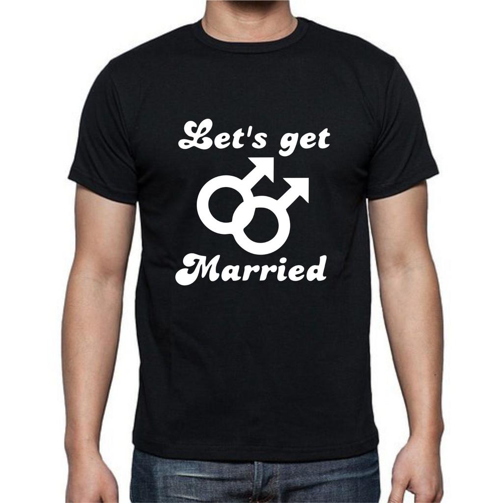 Marions-nous Hommes Gays Hommes Droits Légaux Fierté T-shirt Hommes Femmes T-shirts Haut tee