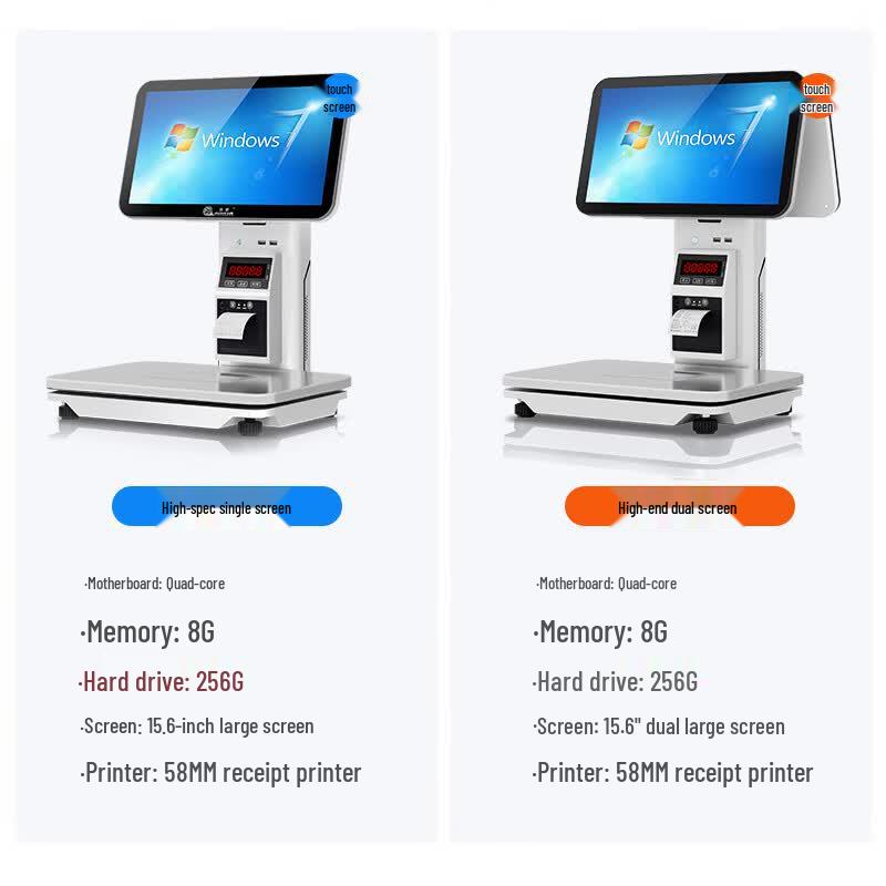 OJA K80 AI Vision Smart POS Weighing Scale CN Plug (adapter Included)